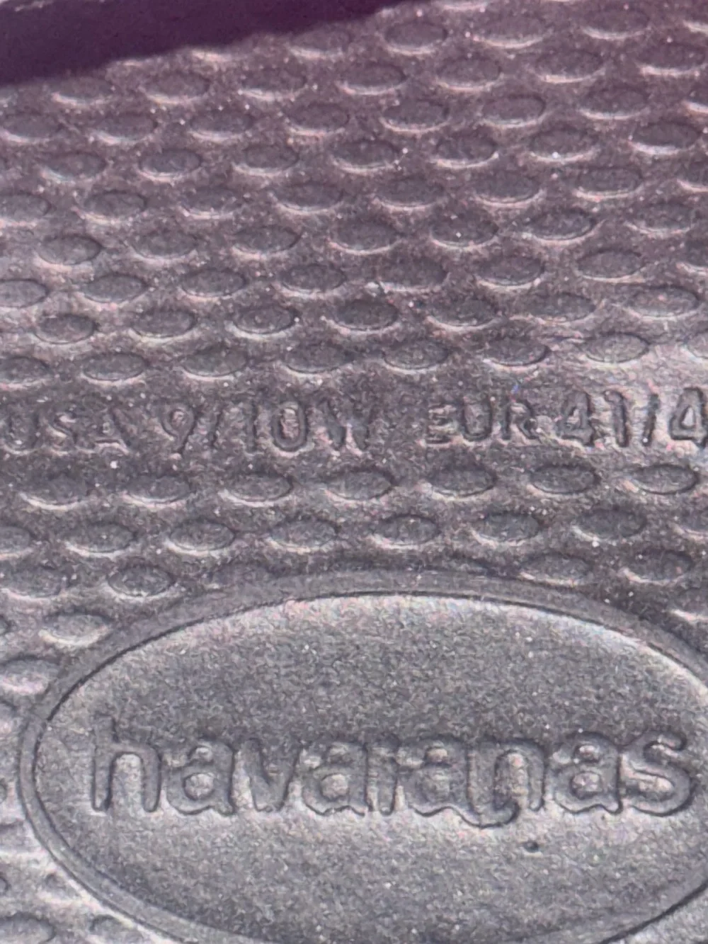 Havaianas Hot Pink Strap Black Footbed Slide Sandals